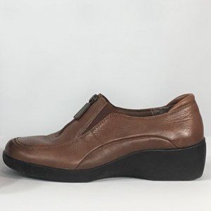 Naturalizer Leather Zip Loafers